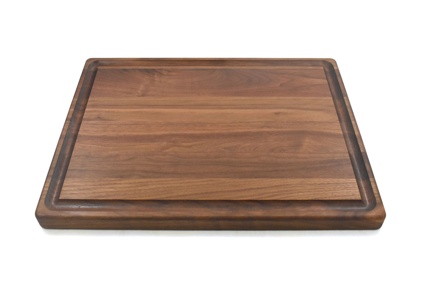 1 1/4" THICK WALNUT BUTCHER BLOCK WITH JUICE GROOVE