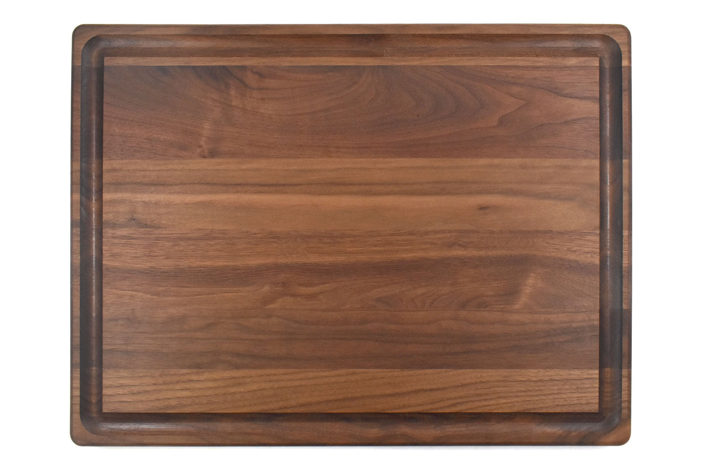 1 1/4" THICK WALNUT BUTCHER BLOCK WITH JUICE GROOVE